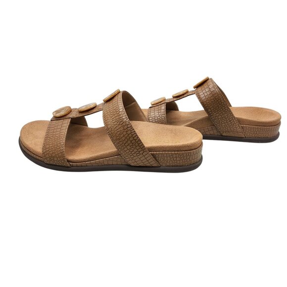 Vionic Womens Serra T-Strap Slip On Sandals - Picture 6 of 7